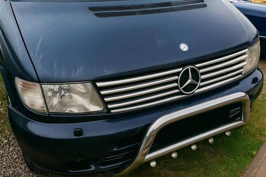 Mercedes Vito W638 1996-2003 Caches de Calandre Chromés (V-class, Acier Inoxydable) Image