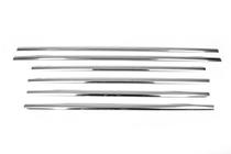 Mercedes GL class X164 2006-2012 Baguettes inférieures de vitres inox (6 pcs) photo 14