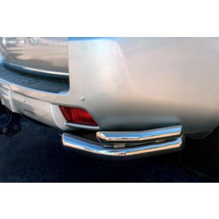 Coins arriere AK003-double (inox) Toyota Land Cruiser Prado 150 2009-2023 photo 1