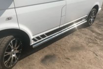 Volkswagen T6 2015-2024 Barres Latérales (2 pcs, Inox) photo 6