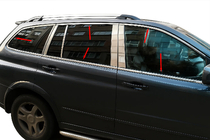 SsangYong Kyron 2005-2014 Contour complet de vitres en acier inoxydable photo 1