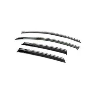 Déflecteurs de vitres avec moulure chromée (4 pcs, Niken) photo 2