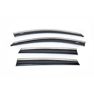 Déflecteurs de Vitres avec Moulure Chromée HB (4 pcs, Niken) photo 2