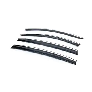 Déflecteurs de vitres avec moulure chromée (4 pcs, Niken) photo 3