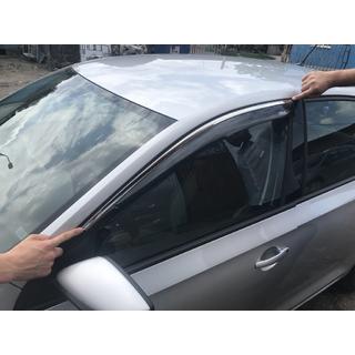 Déflecteurs de Vitres avec Moulure Chromée SD (4 pcs, Niken) photo 4