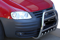 Volkswagen Caddy 2004-2010 Pare-buffle QT007 (Inox) photo 1