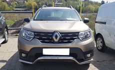 Renault Duster 2008–2017 Protection Avant ST012 (Inox) photo 1