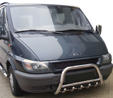 Ford Transit 2000–2014 Pare-buffle WT003 (2000-2006, Inox) photo 1