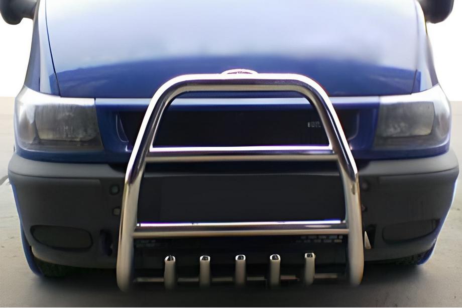 Ford Transit 2000–2014 Pare-buffle QT007 (2000-2006, Inox) Image