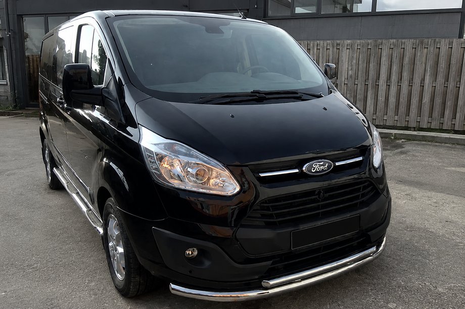 Ford Custom 2013-2022 Protection Avant ST014 (Inox) 60/60 mm Image