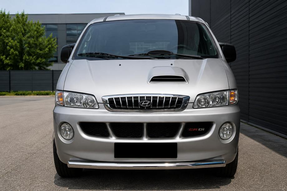 Hyundai H200, H1, Starex 1998-2007 Protection Avant ST008 (Inox) Photo 1
