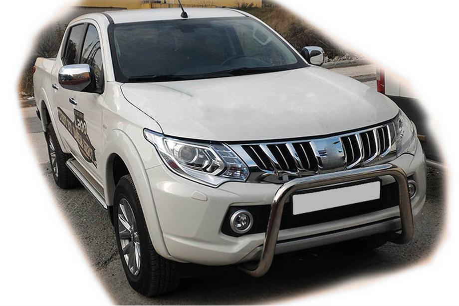 Mitsubishi L200 2015-2024 Pare-buffle WT005 (Inox) Image
