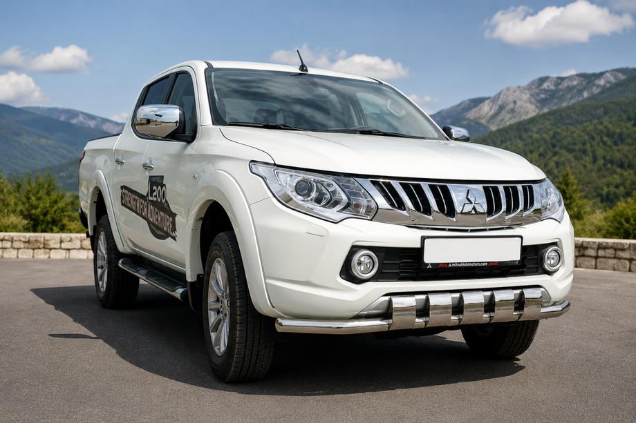 Mitsubishi L200 2015-2024 Protection Avant ST015 (Inox) Image