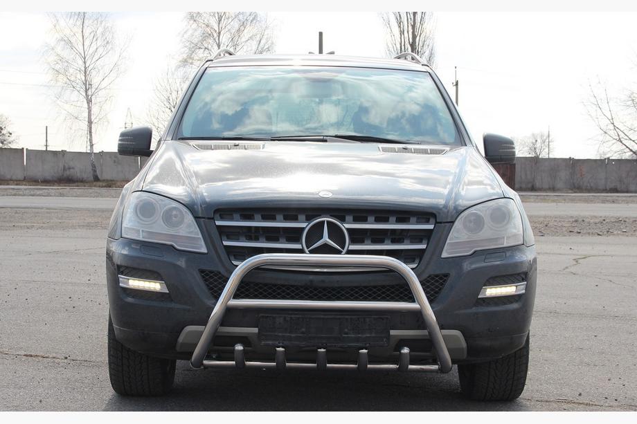 Mercedes ML W164 2005-2011 Pare-buffle WT003 (Inox) Image