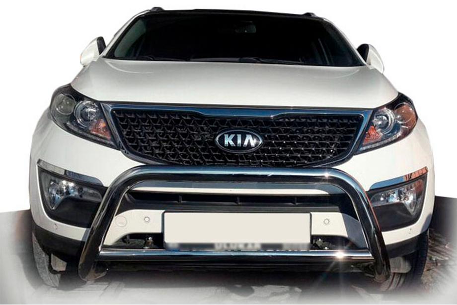 Kia Sorento II XM 2009-2014 Pare-buffle WT005 (Inox) Image