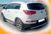 Kia Sportage 2010-2015 Arceau Arrière AK002-1 (Inox) photo 2