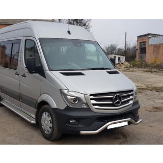Barre avant inférieure MBSP.07.F3-04.6 (inox) Mercedes Sprinter W906 2006–2018 photo 2