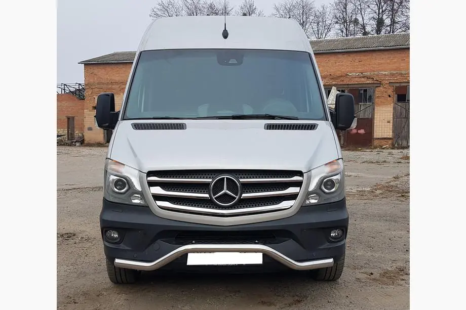 Mercedes Sprinter W906 2006–2018 Barre avant inférieure MBSP.07.F3-04.6 (inox) Photo 1