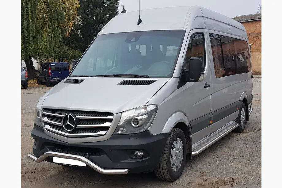 Mercedes Sprinter W906 2006–2018 Barre avant inférieure MBSP.07.F3-04.6 (inox) Photo 3