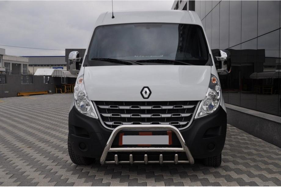 Renault Master 2011-2023 Pare-buffle WT003 (Inox) Sans Inscription Image
