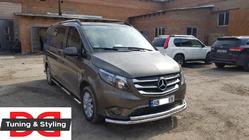 Mercedes Vito/V-class W447 2014- Pare-buffle Avant ST014 (Inox) 60/60 photo 5