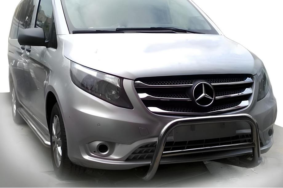 Mercedes Vito/V-class W447 2014- Pare-buffle WT005 (Inox) Image