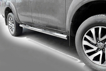 Nissan Navara/NP300 2016- Barres Latérales (2 pcs, Inox) photo 1