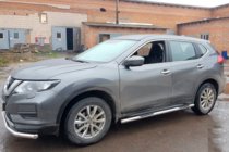 Nissan X-trail T32/Rogue 2014-2021 Barres Latérales (2 pcs, Inox) photo 2
