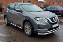 Nissan X-trail T32/Rogue 2014-2021 Barres Latérales (2 pcs, Inox) photo 1