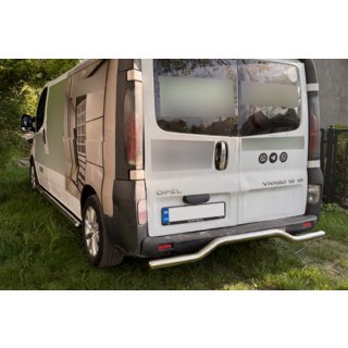 Protection Arriere AK006 (Inox) Opel Vivaro 2001–2015 photo 3