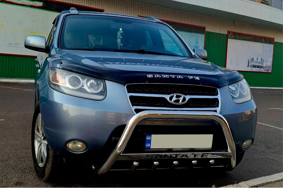 Hyundai Santa Fe 2 2006-2012 Pare-buffle WT004 (Inox) Image