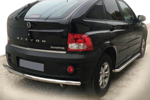 SsangYong Action 2005-2018 Protection Arriere AK002 (Inox) photo 1