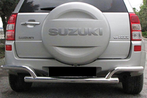 Suzuki Grand Vitara 2005-2017 Protection Arrière AK005-2 (Inox) photo 1