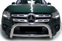 Mercedes X class 2017-2020 Pare-buffle Avant WT005 (inox, 60mm) photo 1