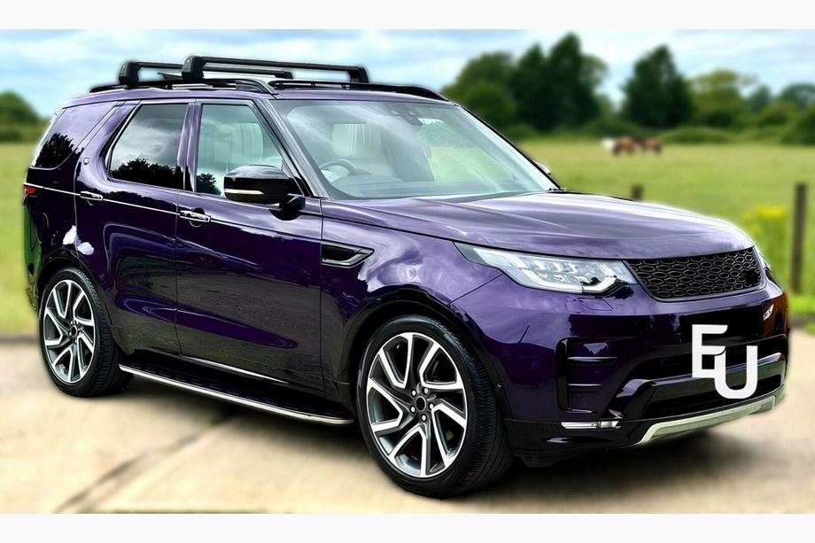 Land Rover Discovery V 2017- Barres de toit transversales pour barres longitudinales (Noires, 2 pcs) Image