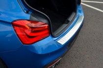 BMW 1 Series F20/F21 2011-2019 Protection de pare-chocs arrière OmsaLine (pour F20, inox) photo 1