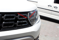 Dacia Duster 2018-2024 Couvre-Calandre Chromés (2 pcs, Acier Inoxydable) photo 1