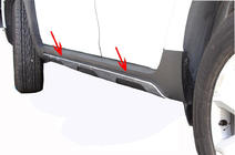 Renault Duster 2018-2024 Couvre-moulures de porte en acier inoxydable (6 pcs) Carmos - Acier Inoxydable Turc photo 1