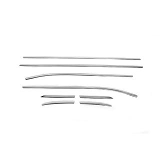 Baguettes inférieures de vitres inox (8 pcs) photo 2