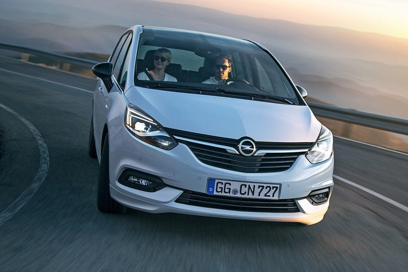 MPV compact mis à jour Opel Zafira