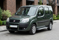 Fiat Doblo I 2005-2010 Marchepieds Latéraux Allmond Grey (2 pcs, Aluminium) Base Standard photo 1