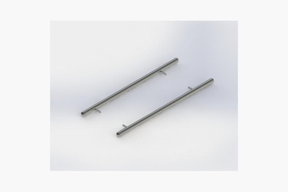 Audi Q5 2008-2017 Barres Latérales (2 pcs, Inox) d51 sans inserts en plastique Photo 3