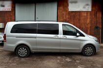 Mercedes Vito/V-class W447 2014- Barres de toit noires CAN Design Original (Pieds metalliques) photo 5