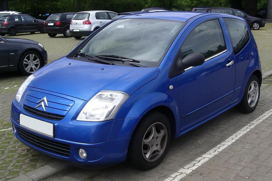 Citroen C-2 2003-2009 Encadrements extérieurs de vitres (2 pcs, inox) Image