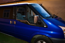 Ford Transit 2000–2014 Encadrement de Vitres Acier Inoxydable (2 pcs) OmsaLine - Inox Italien photo 4