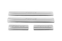 Ford Focus III 2011-2017 Seuils de porte OmsaLine (4 pcs, inox) photo 1