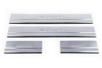 Ford Kuga 2008-2013 Seuils de porte Carmos V1 (4 pcs, inox) photo 2