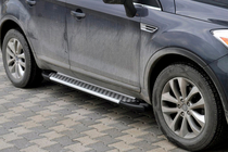 Ford Kuga 2008-2013 Marchepieds Latéraux Allmond Grey (2 pcs, Aluminium) photo 1