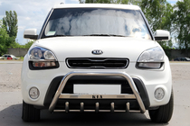 Kia Soul I 2008-2013 Pare-buffle (Inox) photo 1