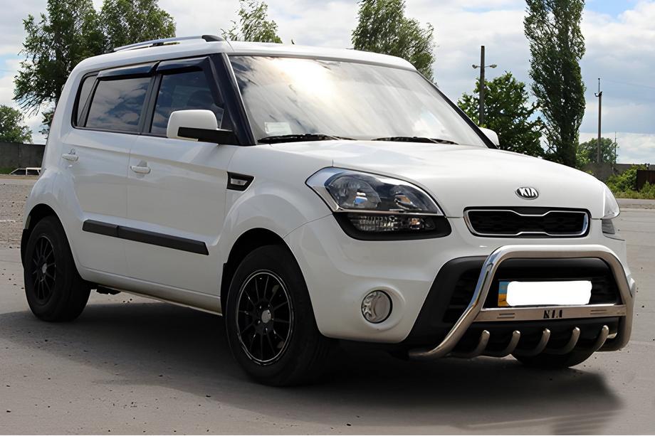 Kia Soul I 2008-2013 Pare-buffle (Inox) Photo 3